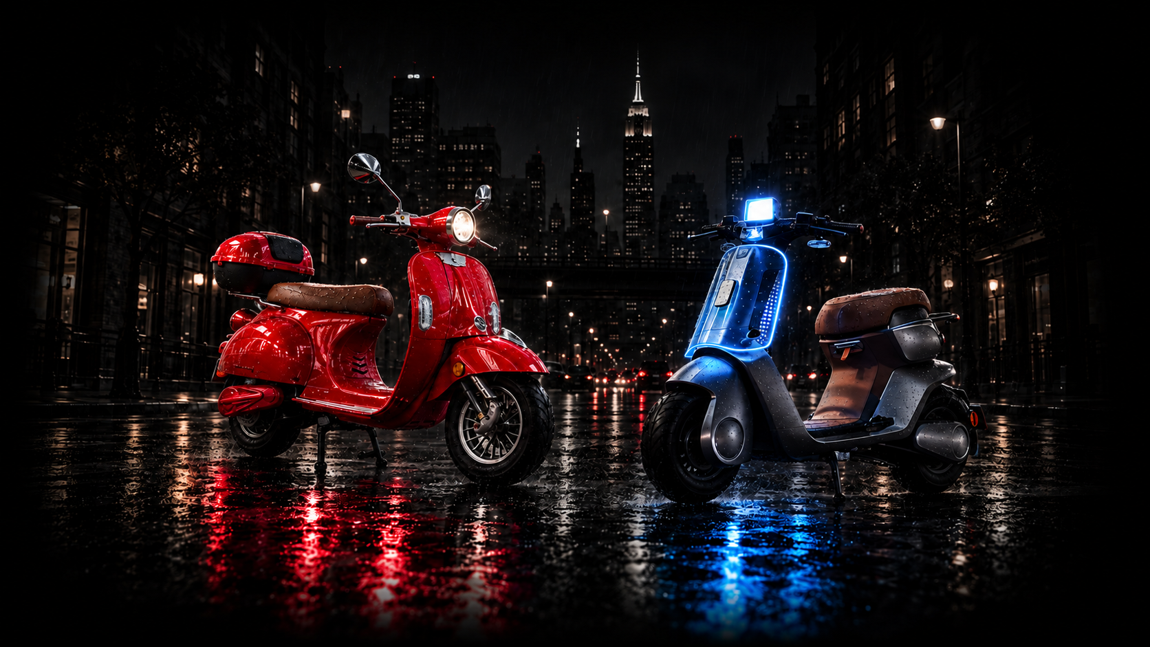 Scooters rétro-futuristes Vision Motors